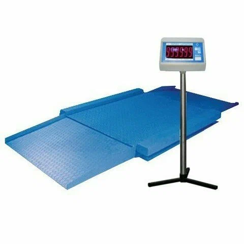 Весы платформенные С ПАНДУСОМ 750x800 мм 1000 кг + поверка