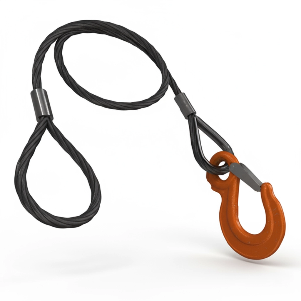 Строп канатный одноветвевой 1СК-4т 1.5м (опрессовка)